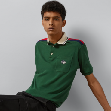 구찌 남성 그린 폴로 반팔티 - Gucci Mens Green Tshirts 