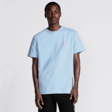 디올 남성 블루 반팔티 - Dior Mens Blue Tshirts 