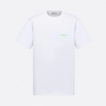 디올 남성 화이트 반팔티 - Dior Mens White Tshirts 
