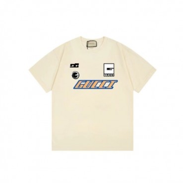 구찌 남성 아이보리 반팔티 - Gucci Mens Ivory Tshirts 