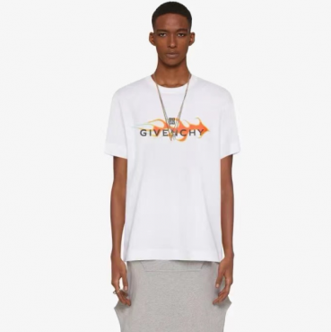 지방시 남성 화이트 반팔티 - Givenchy Mens White Tshirts 