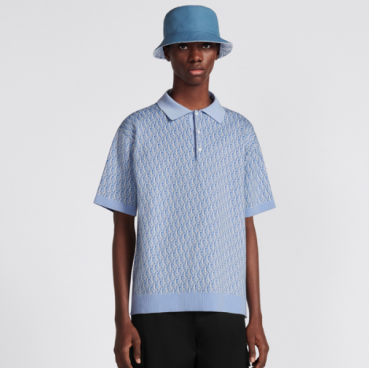 디올 남성 블루 폴로 반팔티 - Dior Mens Blue Tshirts 