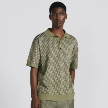 디올 남성 카키 폴로 반팔티 - Dior Mens Khaki Tshirts 