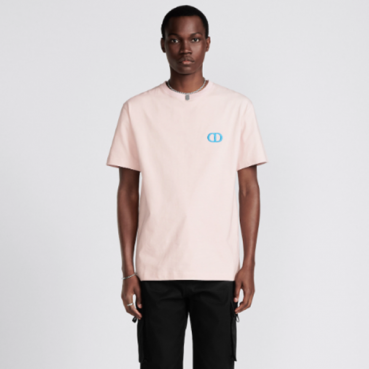 디올 남성 핑크 반팔티 - Dior Mens Pink Tshirts 