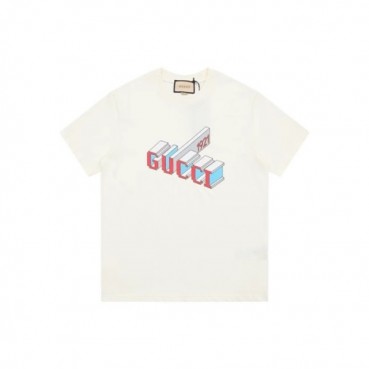 구찌 남성 아이보리 반팔티 - Gucci Mens Ivory Tshirts 