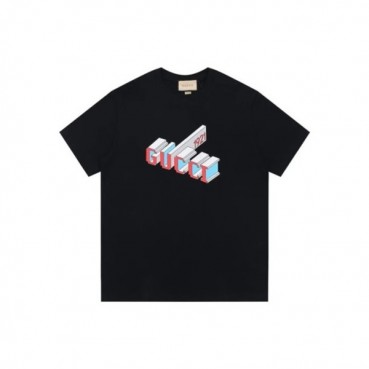 구찌 남성 블랙 반팔티 - Gucci Mens Black Tshirts 