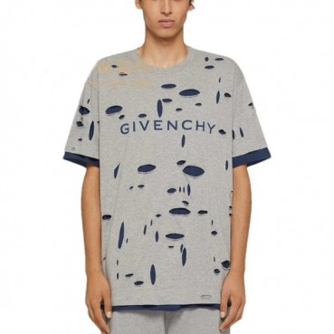 지방시 남성 그레이 반팔티 - Givenchy Mens Gray Tshirts 