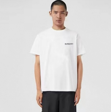 버버리 남성 화이트 반팔티 - Burberry Mens White Tshirts 