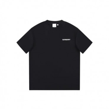 버버리 남성 블랙 반팔티 - Burberry Mens Black Tshirts 