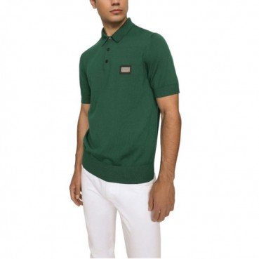 돌체앤가바나 남성 그린 폴로 반팔티 - Dolce&Gabbana Mens Green Tshirts 