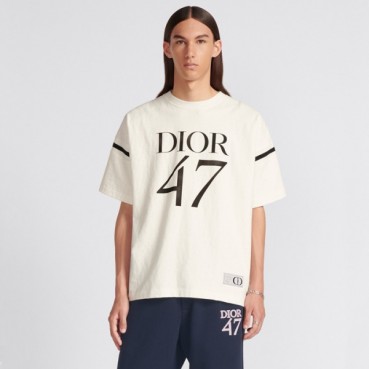 디올 남성 화이트 반팔티 - Dior Mens White Tshirts 