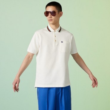 구찌 남성 화이트 폴로 반팔티 - Gucci Mens Polo Short sleeved Tshirts 