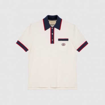 구찌 남성 아이보리 폴로 반팔티 - Gucci Mens Polo Short sleeved Tshirts 
