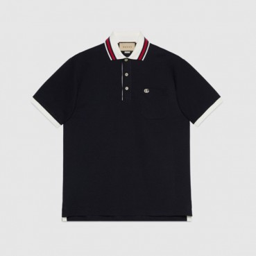 구찌 남성 블랙 폴로 반팔티 - Gucci Mens Polo Short sleeved Tshirts 