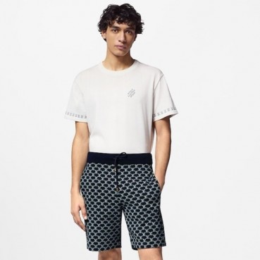 루이비통 남성 화이트 반팔티 - Louis vuitton Mens White Short sleeved Tshirts 