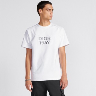 디올 남성 화이트 반팔티 - Dior Mens White Short sleeved Tshirts 