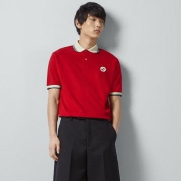 구찌 남성 레드 폴로 반팔티 - Gucci Mens Red Short sleeved Tshirts 