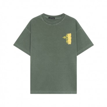 크롬하츠 남성 카키 크루넥 반팔티 - Chrom Hearts Mens Khaki Short sleeved Tshirts 