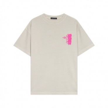 크롬하츠 남성 베이지 크루넥 반팔티 - Chrom Hearts Mens Beige Short sleeved Tshirts 