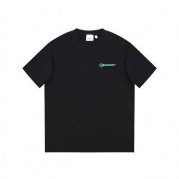 버버리 남성 블랙 크루넥 반팔티 - Burberry Mens Black Short Sleeved Tshirts 