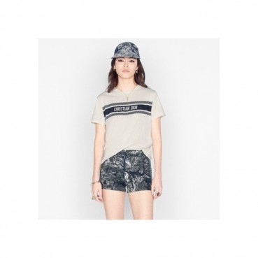 디올 여성 화이트 반팔 티셔츠 - Dior Womens White Tshirts 