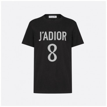 디올 여성 블랙 크루넥 반팔티 - Dior Womens Black Short sleeved Tshirts 