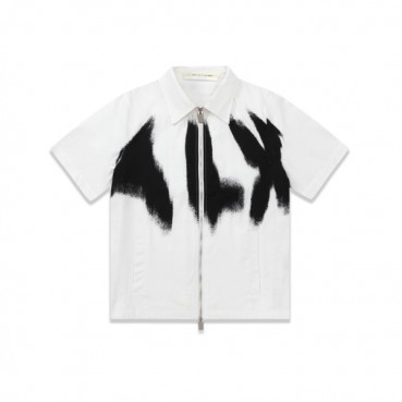 알릭스 남성 트렌디 화이트 폴로 반팔티 - ALYX Mens White Short sleeved Tshirts 