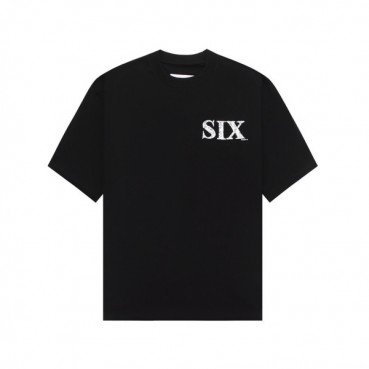 메종마르지엘라 남/녀 크루넥 블랙 반팔티 - Maison Margiela Unisex Black Tshirts 