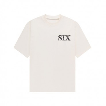 메종마르지엘라 남/녀 크루넥 아이보리 반팔티 - Maison Margiela Unisex Ivory Tshirts 