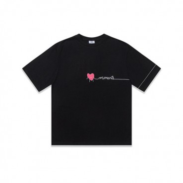 베트멍 남/녀 트렌디 블랙 반팔티 - Vetements Unisex Black Tshirts 