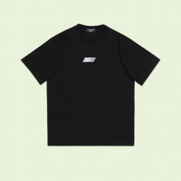 발렌시아가 남성 블랙 크루넥 반팔티 - Balenciaga Mens Black Short sleeved Tshirts 