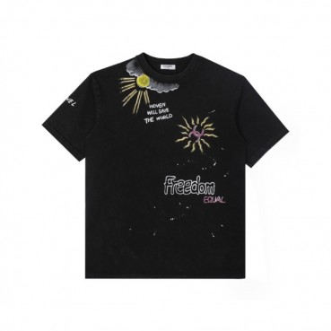 샤넬 남/녀 크루넥 블랙 반팔티 - Chanel Unisex Black Tshirts 