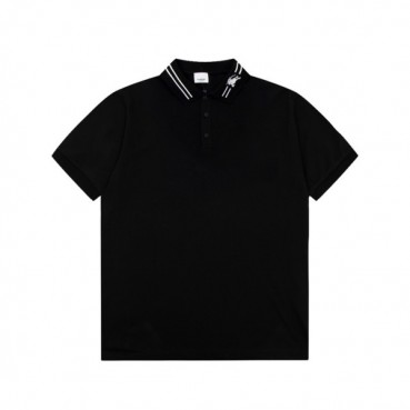 버버리 남성 블랙 크루넥 반팔티 - Burberry Mens Black Short Sleeved Tshirts 