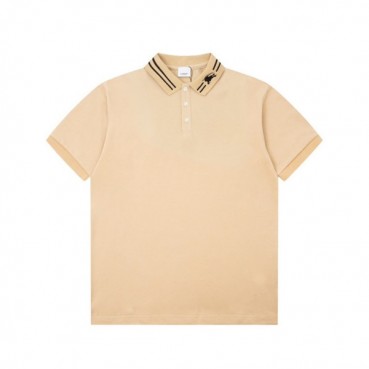 버버리 남성 베이지 크루넥 반팔티 - Burberry Mens Beige Short Sleeved Tshirts 