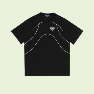 발렌시아가 남성 블랙 크루넥 반팔티 - Balenciaga Mens Black Short sleeved Tshirts 