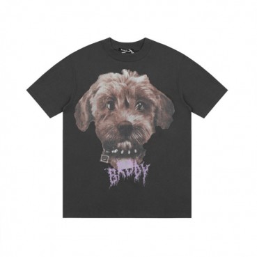 아크네 남/녀 블랙 크루넥 반팔티 - Acne Unisex Black Short sleeved Tshirts 