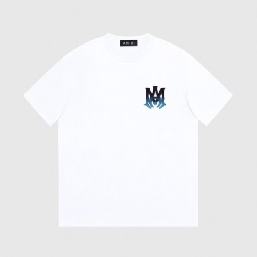 아미리 남성 화이트 크루넥 반팔티 - Amiri Mens White Short sleeved Tshirts 