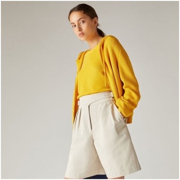 로로피아나 여성 옐로우 반팔티 - Loro Piana Womens Yellow Short sleeved Tshirts 