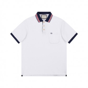 구찌 남/녀 화이트 반팔티 - Gucci Unisex White Short sleeved Tshirts 