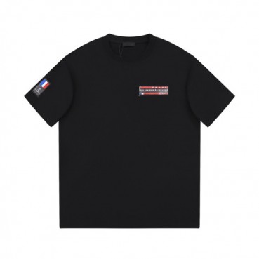 프라다 남성 크루넥 블랙 반팔티 - Prada Mens Black Short sleeved Tshirts 