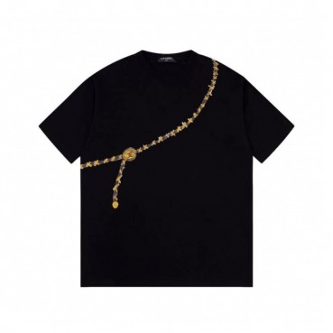 샤넬 남/녀 크루넥 블랙 반팔티 - Chanel Unisex Black Tshirts 