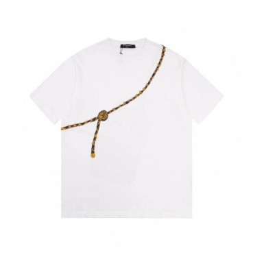 샤넬 남/녀 크루넥 화이트 반팔티 - Chanel Unisex White Tshirts 