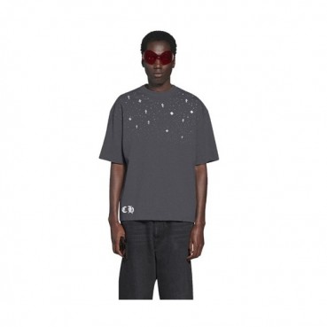 크롬하츠 남성 그레이 크루넥 반팔티 - Chrom Hearts Mens Gray Short sleeved Tshirts 