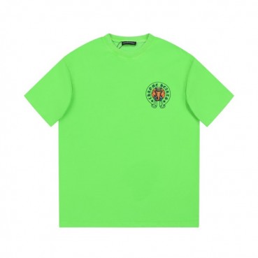 크롬하츠 남성 그린 크루넥 반팔티 - Chrom Hearts Mens Green Short sleeved Tshirts 