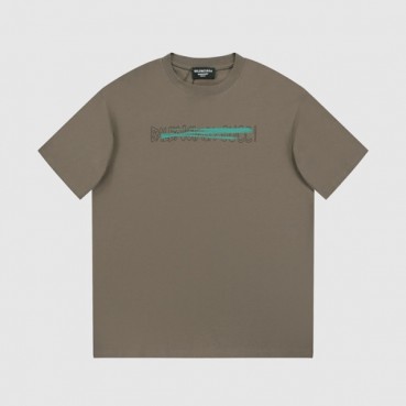 발렌시아가 남성 그린 크루넥 반팔티 - Balenciaga Mens Green Short sleeved Tshirts 