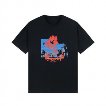 지방시 남성 크루넥 블랙 반팔티 - Givenchy Mens Black Short Sleeved Tshirts 