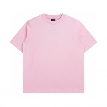 발렌시아가 남성 핑크 크루넥 반팔티 - Balenciaga Mens Pink Short sleeved Tshirts 