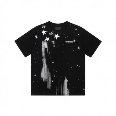 지방시 남성 크루넥 블랙 반팔티 - Givenchy Mens Black Short Sleeved Tshirts 
