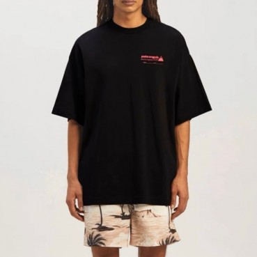 팜 엔젤스 남성 블랙 크루넥 반팔티 - Pam Angels Mens Black Tshirts 