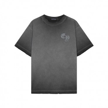 크롬하츠 남성 그레이 크루넥 반팔티 - Chrom Hearts Mens Gray Short sleeved Tshirts 